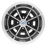 Set Of 4 15" X 5" & 15" X 8" Vw Bug 4 Lug Black Empi Sprint Star Wheels/Lug Nuts - Moore Parts
