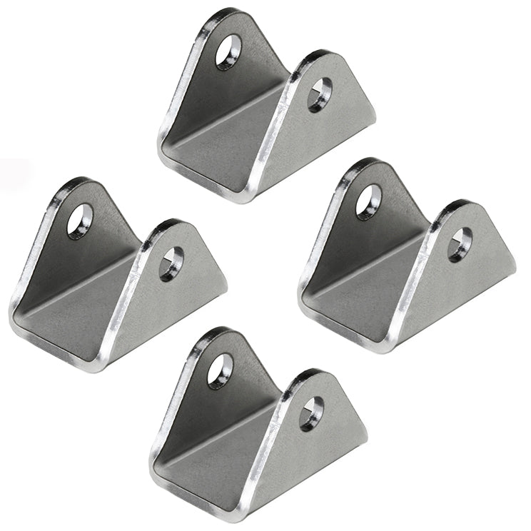 Single Shock / Dual Sheer Weld On Mounting Bracket / Tab. Set Of 4 - Moore Parts