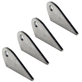 Single Shock Weld On Steel Mounting Tab, Set Of 4 - Moore Parts