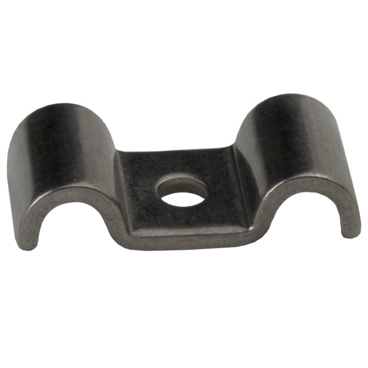Stainless Steel Double Hard - Line Clamp For 5/16" X 5/16" Diameter Tubes. Pair - Moore Parts
