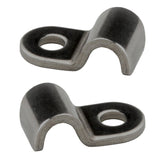 Stainless Steel Single Hard - Line Clamp For 3/16" Diameter Tube. Pair - Moore Parts