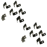 Volkswagen Hub Cap Clips W/Rivets, Fits Vw Bug & Ghia 50 - 65, Bus 50 - 67, Pack 10 - Moore Parts