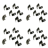 Volkswagen Hub Cap Clips W/Rivets, Fits Vw Bug & Ghia 50 - 65, Bus 50 - 67, Pack 20 - Moore Parts