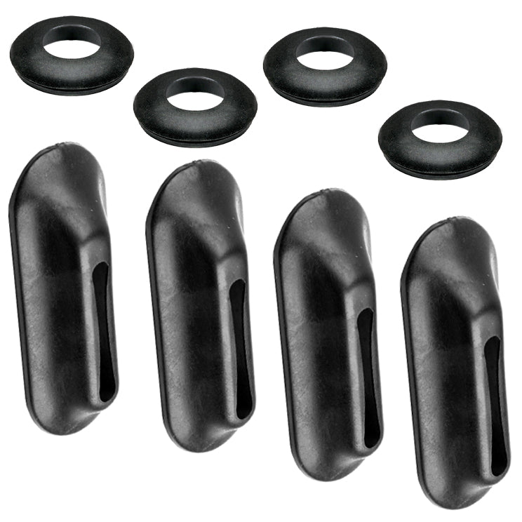 Vw Bug 1955 - 67 Front And Rear Bumper Kit With All Brackets, Hardware, Seals - Moore Parts
