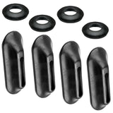 Vw Bug 1955 - 67 Front And Rear Bumper Kit With All Brackets, Hardware, Seals - Moore Parts