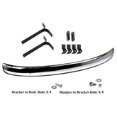 Vw Bug 1955 - 67 Front Cal Bumper Blade Kit With Brackets, Hardware, Seals - Moore Parts