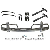 Vw Bug 1955 - 67 Rear Bumper Kit With All Brackets, Hardware, Seals - Moore Parts