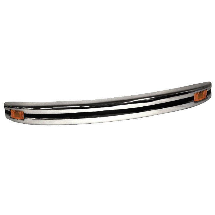 Vw Bug 1968 - 73 Front Bumper Kit W/Amber Turn Signals, Brackets - Moore Parts