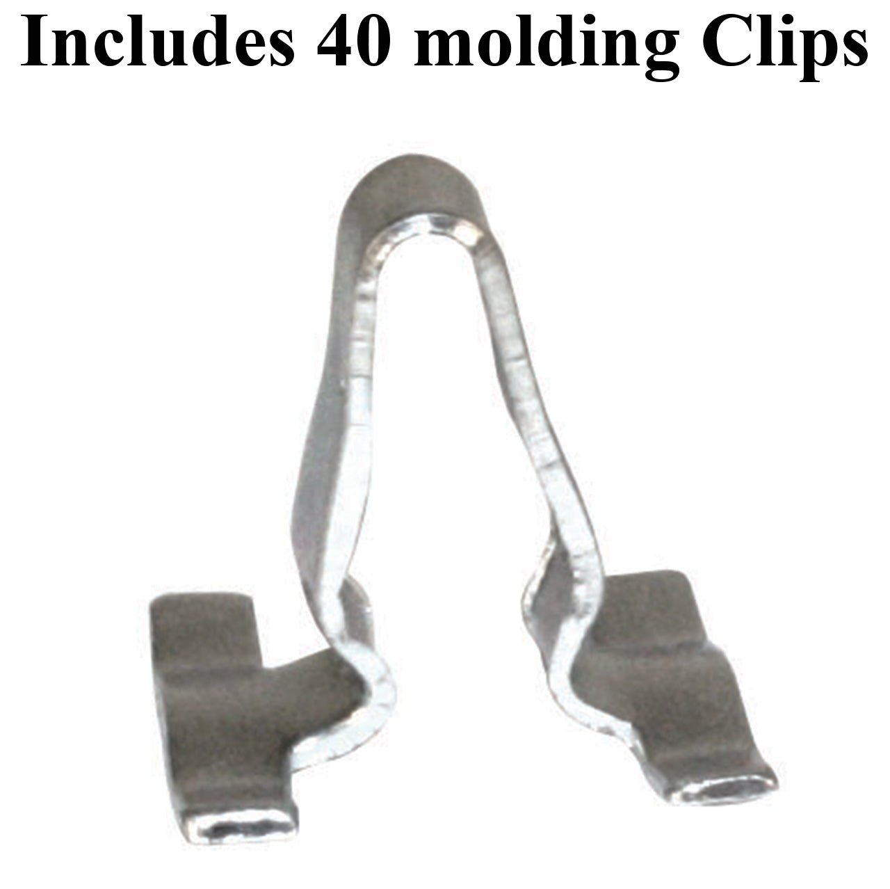Vw Bug Aluminum Outside Molding Kit With Clips For Type 1 Beetle 1953 - 62 - Moore Parts