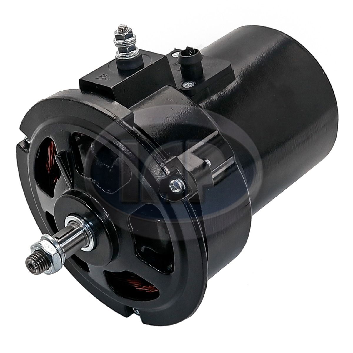 Vw Bug Black Alternator Kit 12 Volt 75 Amp For Air - Cooled Volkswagen. Kühltek Motorwerks - Moore Parts
