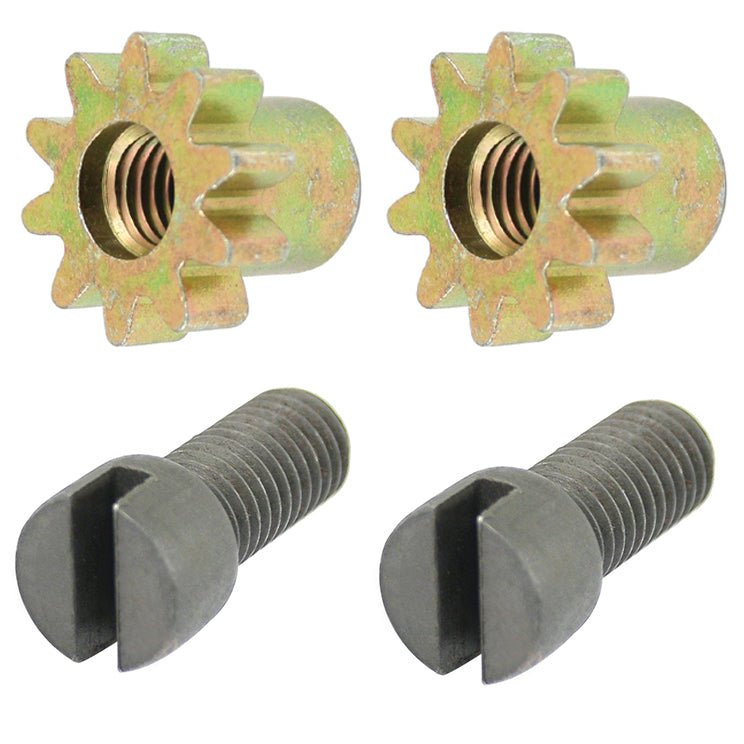Vw Bug Brake Adjusting Screw With Star. Beetle, Ghia 1958 - 64, Bus 1950 - 55, Pair - Moore Parts