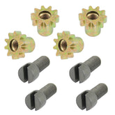 Vw Bug Brake Adjusting Screw With Star. Beetle, Ghia 1958 - 64, Bus 1950 - 55, Set4 - Moore Parts