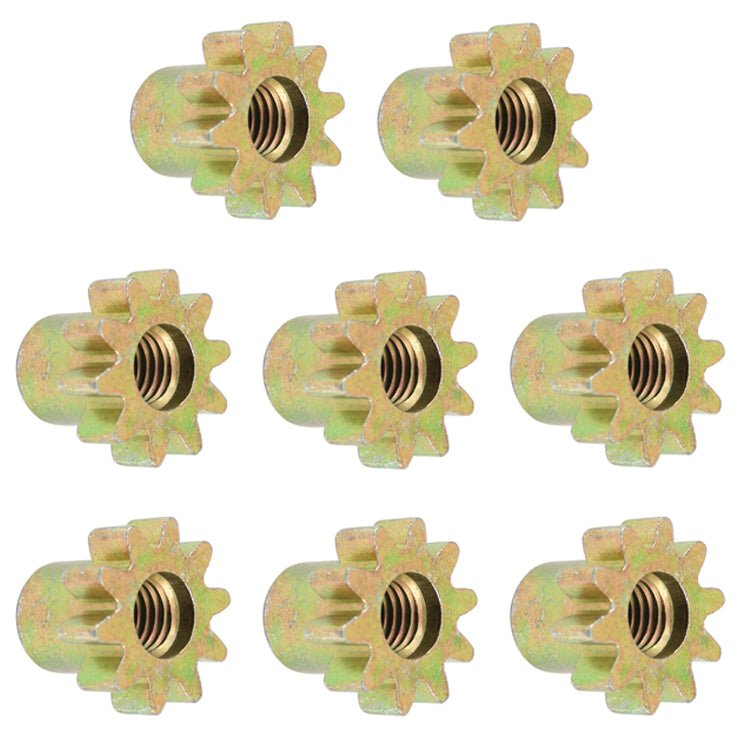 Vw Bug Brake Adjusting Star Nut. Beetle, Ghia 1958 - 79, Bus 1955 - 79, Type 3, Set8 - Moore Parts