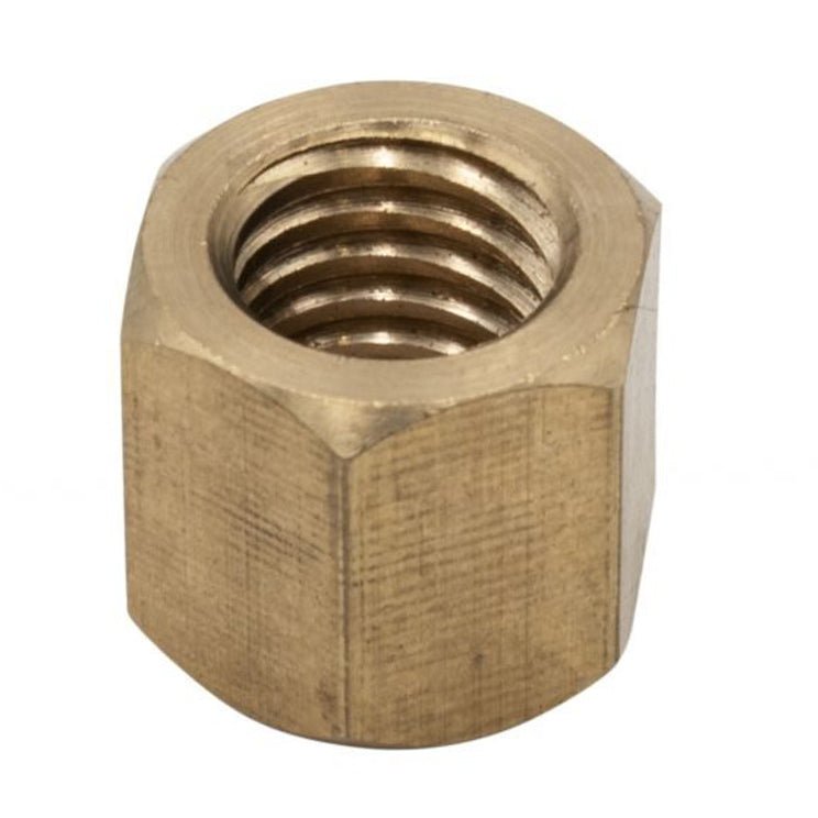 Vw Bug Brass Intake / Exhaust Nut, 8mm-1.25mm, 11mm Hex Head, Set Of 8 - Moore Parts