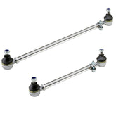 Vw Bug Chrome Tie Rod Assemblies 1949 - 68 W/O Steering Damper Hole - Moore Parts