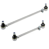 Vw Bug Chrome Tie Rod Assemblies 1949 - 68 W/O Steering Damper Hole - Moore Parts