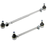 Vw Bug Chrome Tie Rod Assemblies 1949 - 68 W/Steering Damper Hole - Moore Parts
