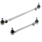 Vw Bug Chrome Tie Rod Assemblies 1949 - 68 W/Steering Damper Hole - Moore Parts