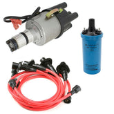 Vw Bug Ignition Kit W/Empi 9441 Electronic 009 Dist, Marflex Coil, Red Wires - Moore Parts
