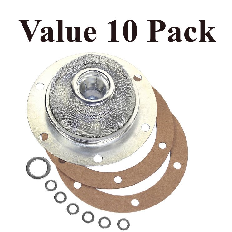 Vw Bug Oil Strainer Screen Kit 1300 - 1600cc, 1962 - 69 Single Relief Case, 10 Pack - Moore Parts
