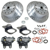 Vw Bug Rear Black Wilwood Disc Brake Kit 1958-77, 5 Lug Porsche/Chevy Pattern - Moore Parts