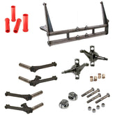 Vw Bug Suspension Kit 6" Wide Beam 8" Towers, 1 - 1/2X3/4 Trailing Arms Combo Spindles Tie Rod - Moore Parts