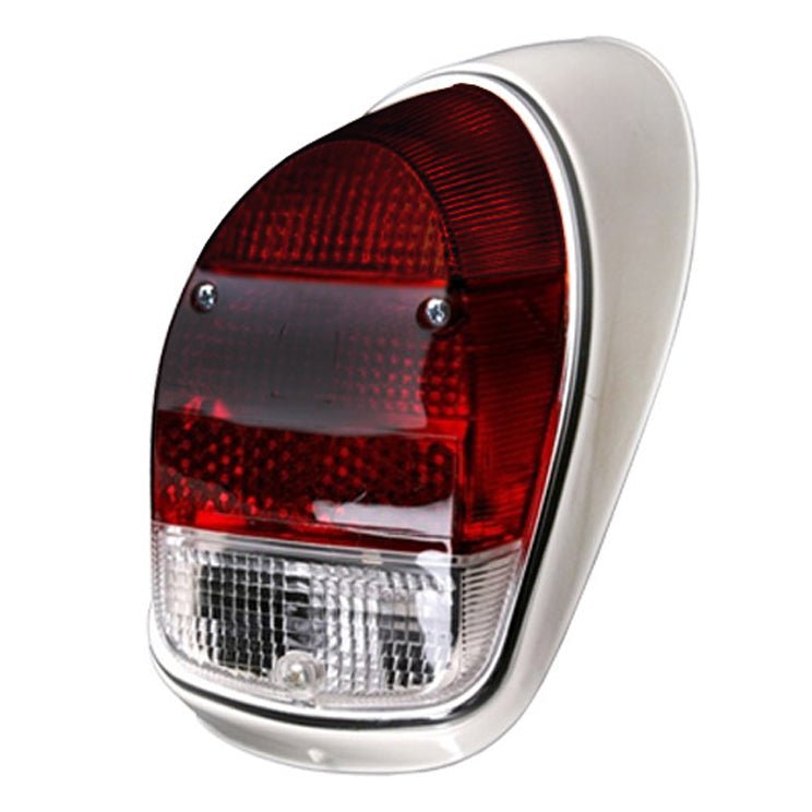 Vw Bug Tail Light Assemblies 1968 - 70 All Red Lens L/R, Pair - Moore Parts