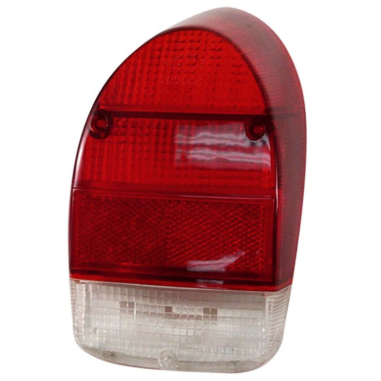 Vw Bug Tail Light Lens 1971 - 72 Red & White Lens, Left & Right, Pair - Moore Parts