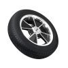 VW Bug Wheel & Tire Package, Yokohama Tires & EMPI 4 lug Black/Polished Wheels Set Of 4 - Moore Parts