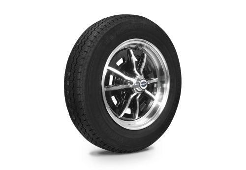 VW Bug Wheel & Tire Package, Yokohama Tires & EMPI 4 Lug Sprintstar Black/Polished Wheels Set Of 4 - Moore Parts