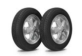 VW Bug Wheel & Tire Package, Yokohama Tires & EMPI 5 Lug Alloy Polished Wheels Set Of 4 - Moore Parts