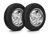 VW Bug Wheel & Tire Package, Yokohama Tires & EMPI 5 Lug W/ Alloy Chrome Wheels Set Of 4 - Moore Parts