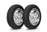 VW Bug Wheel & Tire Package, Yokohama Tires & EMPI 5 Lug W/ Alloy Chrome Wheels Set Of 4 - Moore Parts