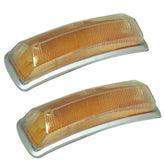 Vw Bus Left Or Right Amber Front Turn Signal Lens 1968 - 1972, Pair - Moore Parts