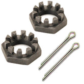 Vw Bus Rear Axle Nuts W/Pins 46mm. Type 2 Transporter 1964 - 79 & Vanagon, Pair - Moore Parts