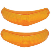 Vw Squareback Amber Front Turn Signal Lens 1970 - 73, Pair - Moore Parts