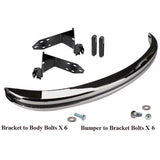 Vw Super Beetle 1971 - 73 Front Bumper Kit With Brackets, Hardware, Seals - Moore Parts