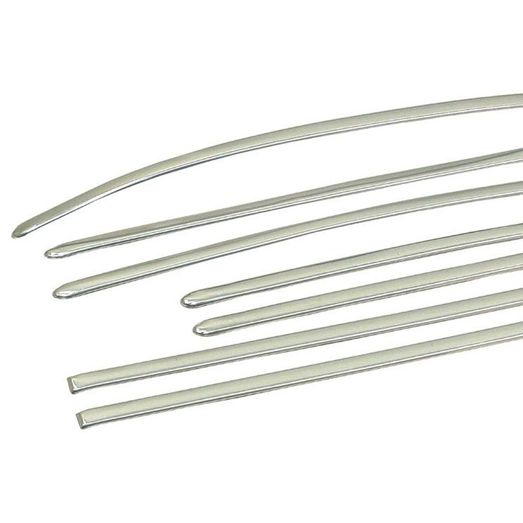Vw Super Beetle Aluminum Outside Molding Kit With Clips For Type 1 1973 - 79 - Moore Parts