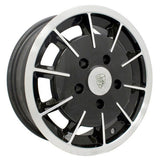 15" X 5 - 1/2" Porsche 5 Lug Black Empi Gasser Wheel Includes Cap - Valve Stem - Moore Parts