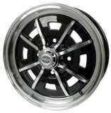 15" X 5" Vw Bug 4 Lug Black Empi Sprint Star Wheel Includes Cap - Valve Stem - Moore Parts