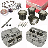 1914cc Air - cooled Vw Bug Engine Rebuild Kit, Top End GTV - 2 Heads / Mahle Pistons - Moore Parts