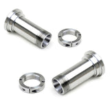 2" Hollow Spindle Spuds With Clamp Nuts - Left & Right Side, Sold As Pair - Moore Parts