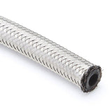 - 4 AN Double Braided Stainless Steel Hose 1/4" Inner Diameter, 10 Feet - Moore Parts
