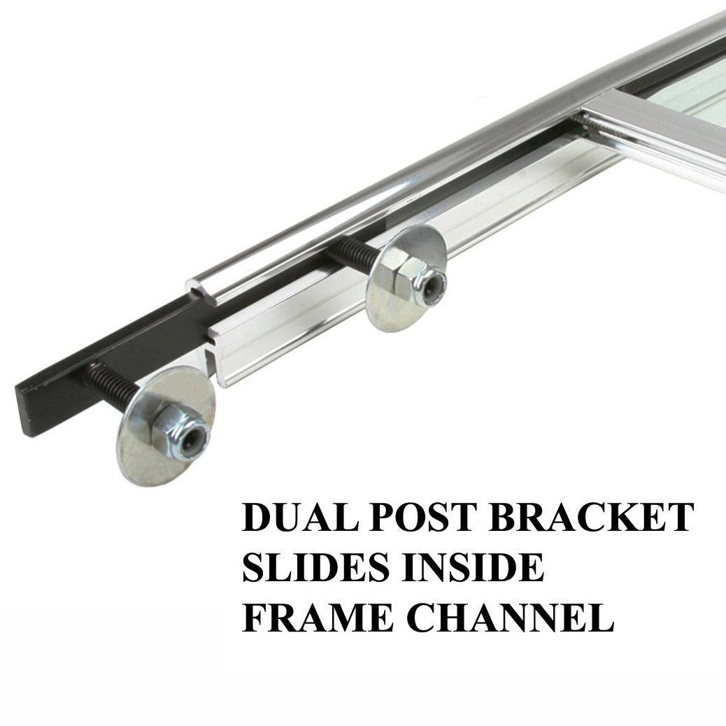 43 - 3/4" Vw Manx Dune Buggy Windshield With Glass, Rubber Seal, Mounting Brackets - Moore Parts