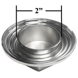 Aluminum Wheel Cap For Dune Buggy Spindle Mount Wheel, Pair - Moore Parts