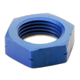An Nut For - 8 Bulk Head Adapter Fitting - Blue, Each - Moore Parts