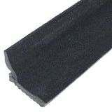 Automotive Felt Window Seal. 8" Long, 1/8" - 1/2" Wide, 5/8" - 7/8" Tall, Set 4 - Moore Parts