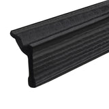 Automotive Felt Window Seal. 8" Long, 1/8" - 1/2" Wide, 5/8" - 7/8" Tall, Set 4 - Moore Parts