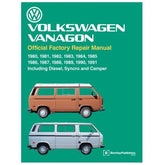 Bentley Shop Manual For Vanagon 1980 - 1991 Water Cooled Volkswagens - Moore Parts