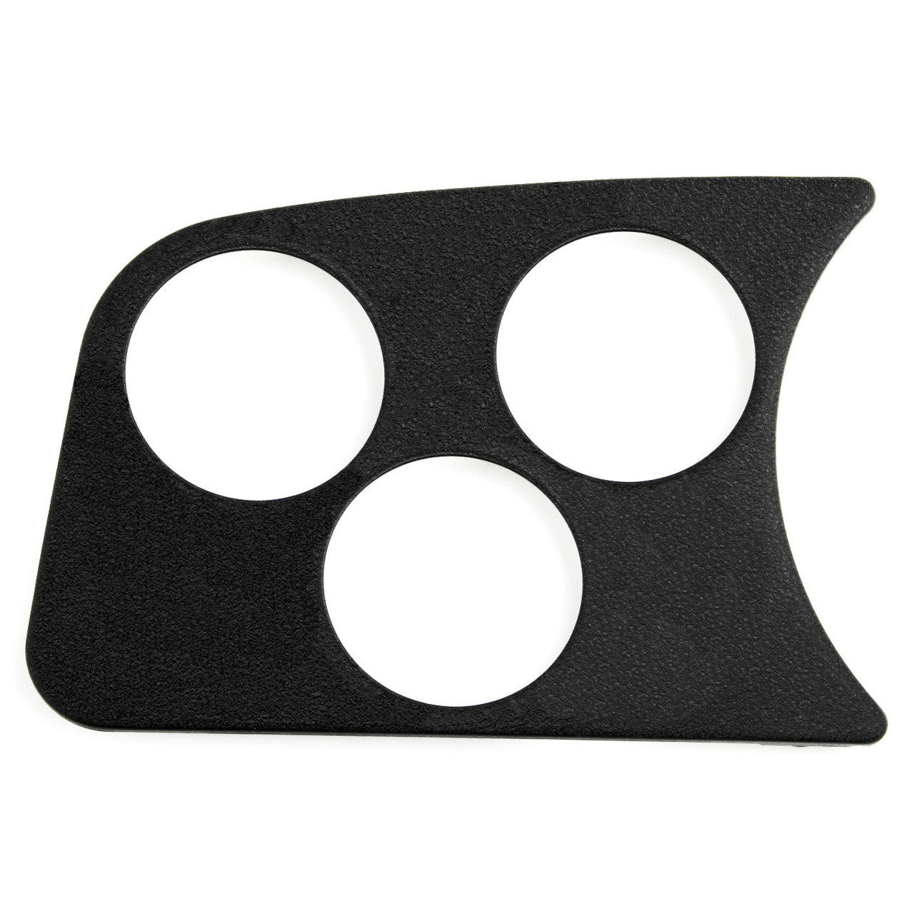 Black 3 Gauge Panel - Left Side Speedometer Vw Bug Dash, 2 - 1/16" Holes - Moore Parts